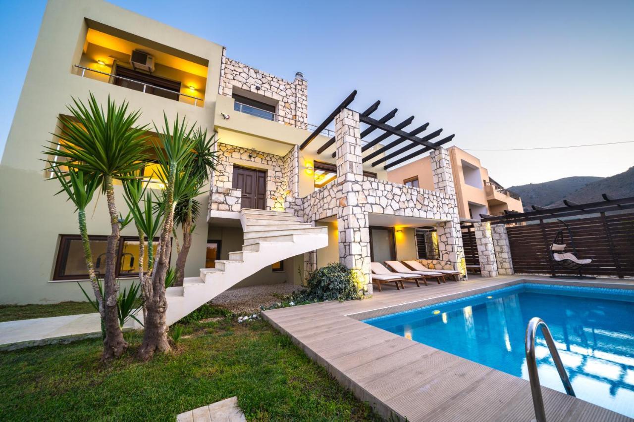 Villa Majestic Crete Heated Pool And Sauna Megala Chorafia Exterior photo