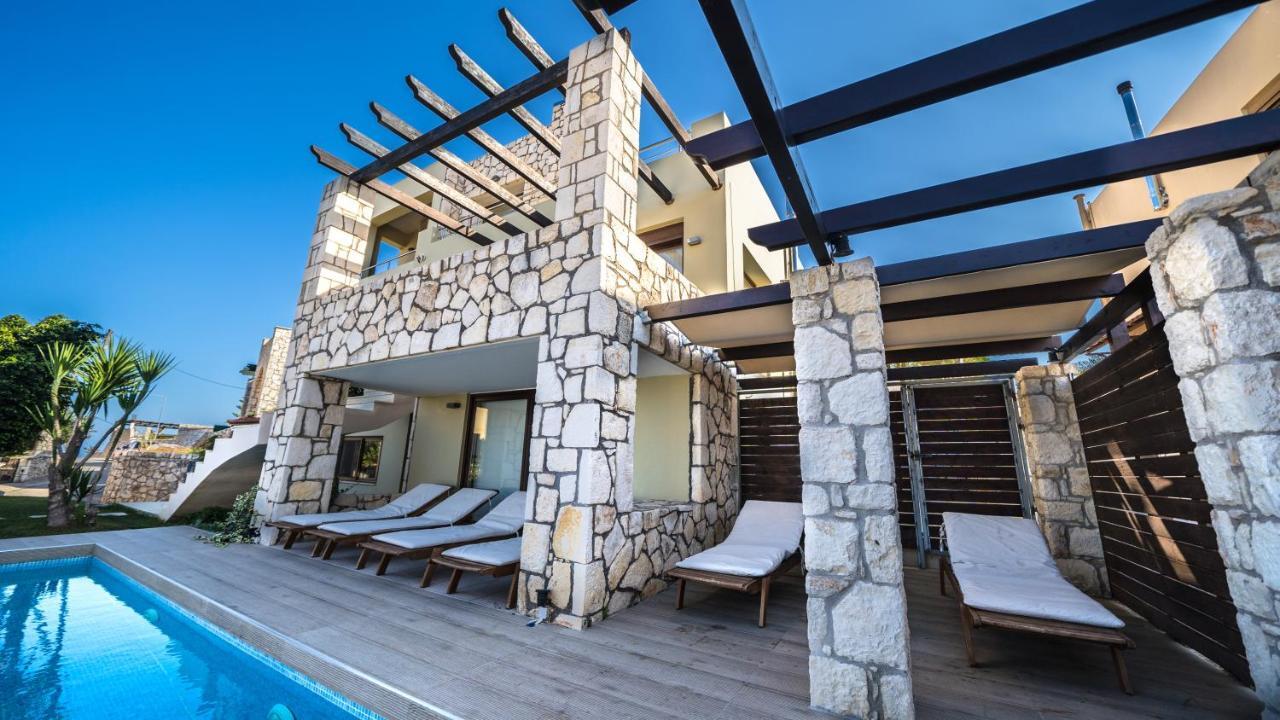 Villa Majestic Crete Heated Pool And Sauna Megala Chorafia Exterior photo